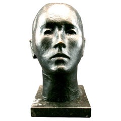 An Important Mid 20th Century Brutalist Bronze Bust By Pedro Pruna O'Cerans