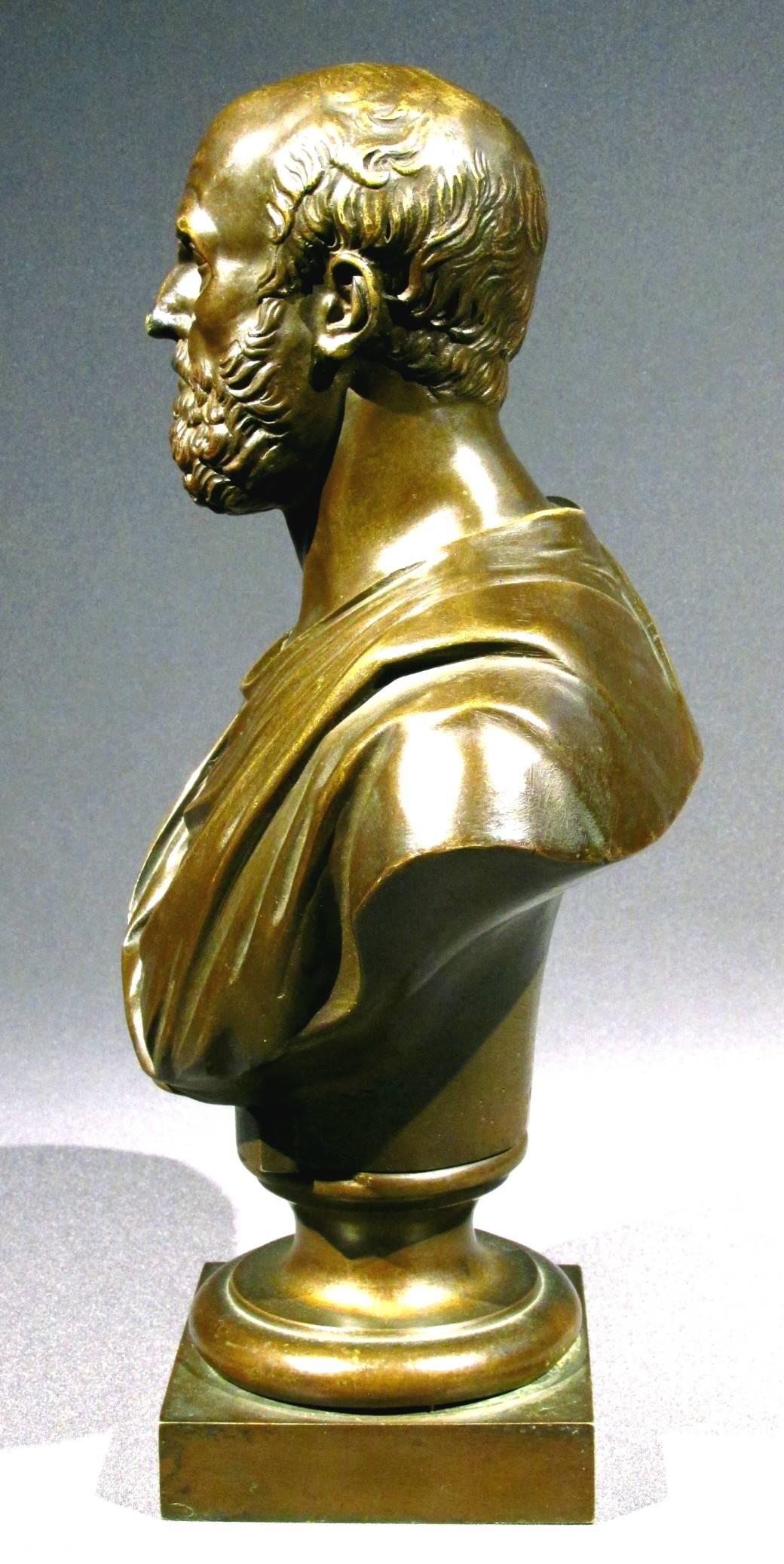 greek philosopher bust