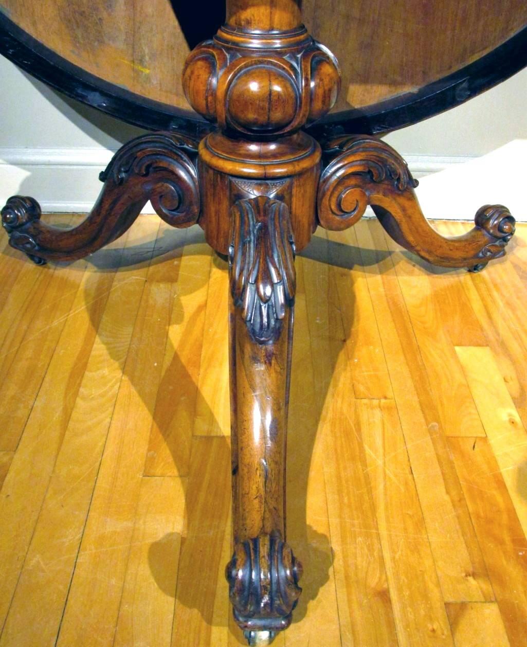 High Victorian Highly Figured 19th Century Rosewood Centre Table
