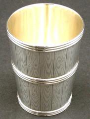 Important & Realistically Modelled Danish Silver .826 Fine Beaker