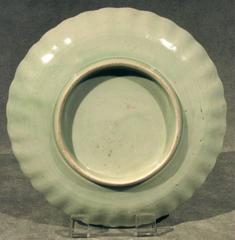 Early 19th Century Edo Period Nabeshima Celadon Porcelain Plate