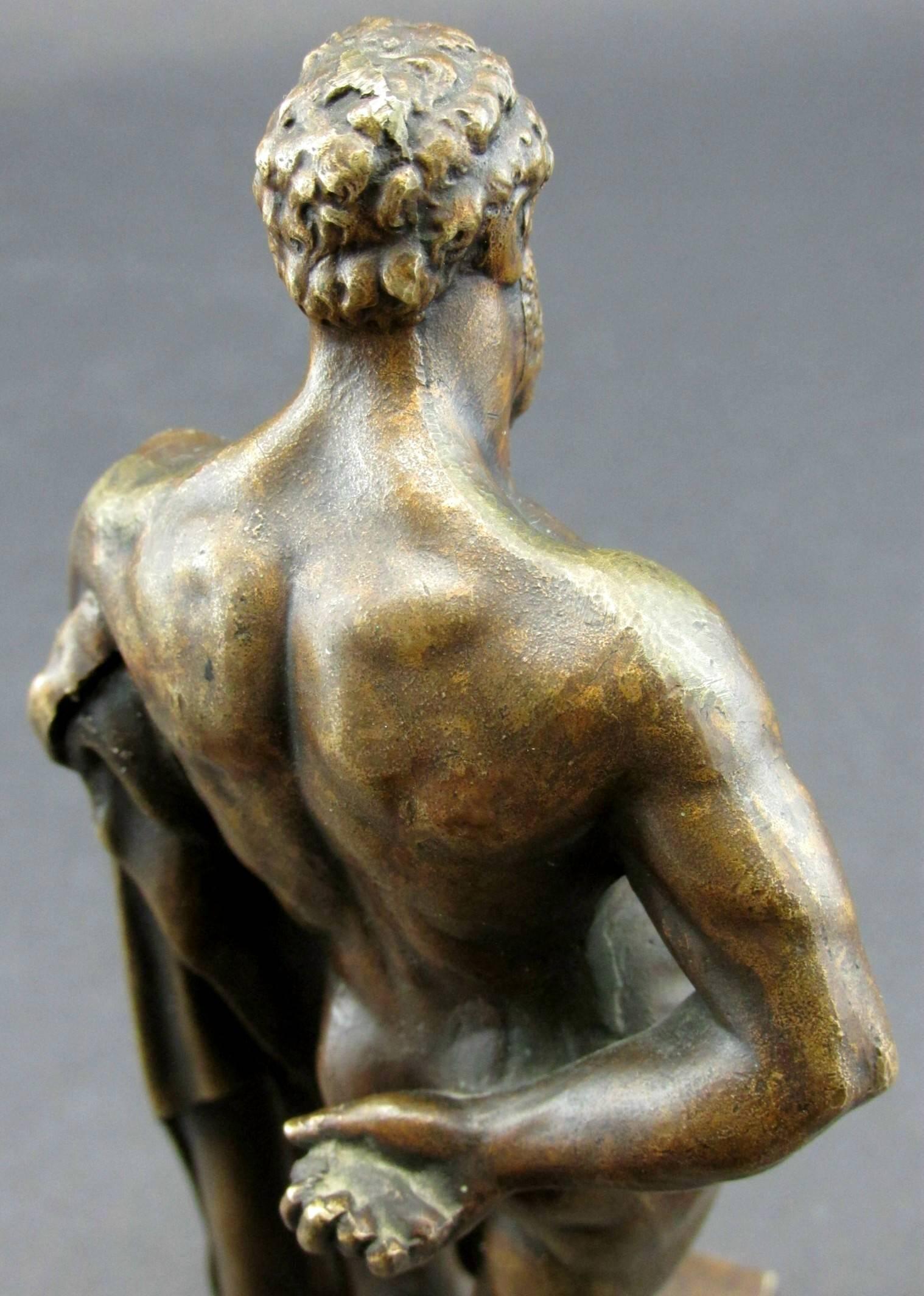 Very Good 19th Century ‘Grand Tour’ Desk-Top Bronze of the Farnese Hercules 2