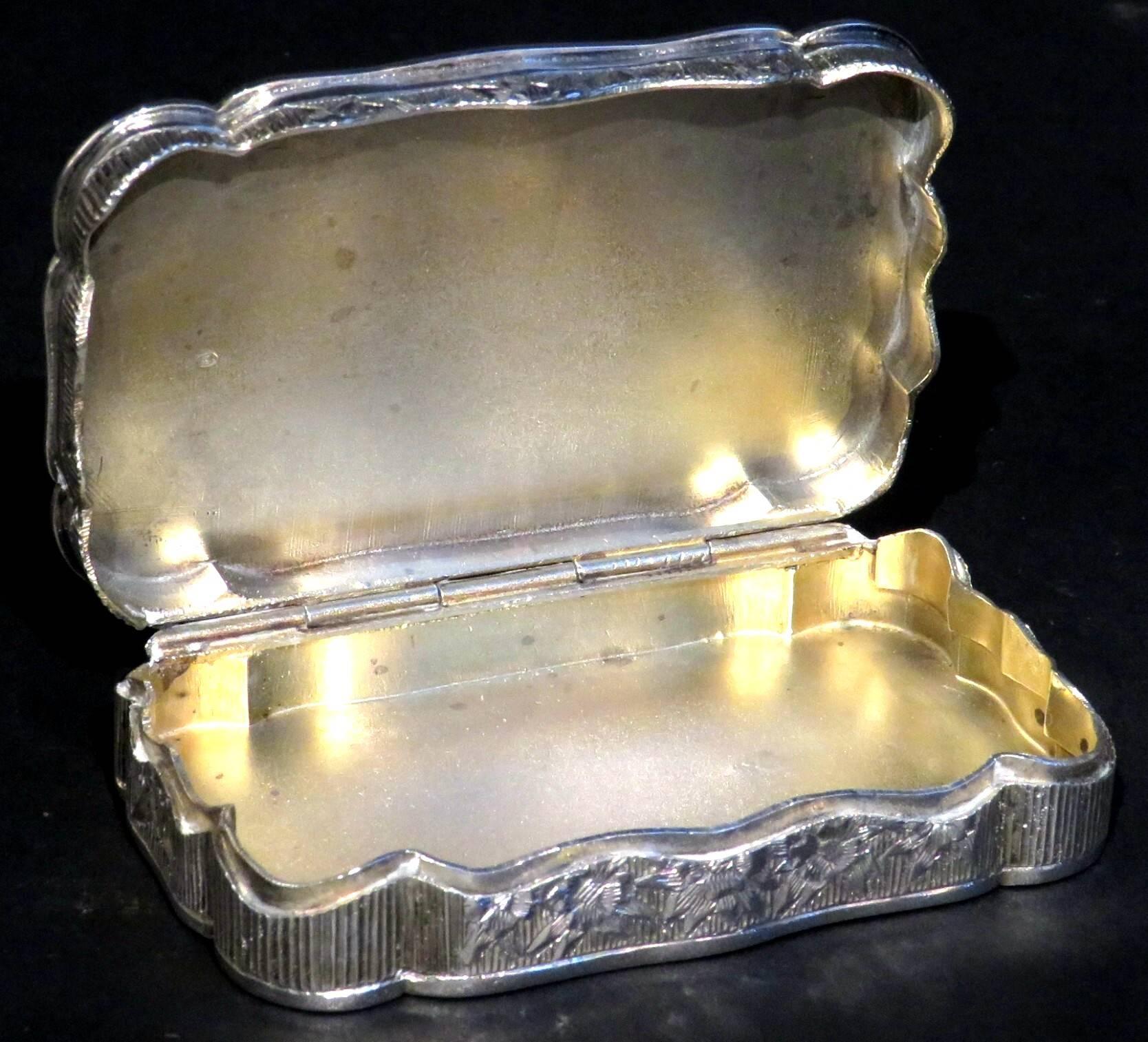 Very Fine 19th Century Austro-Hungarian Silver and Enamel Snuff Box, Circa 1890 In Good Condition In Ottawa, Ontario