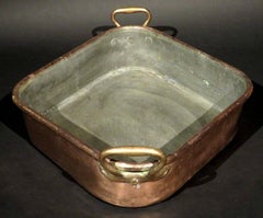 19th Century Copper Turbot Poaching Pan ‘Turbotiere’, France Circa 1890