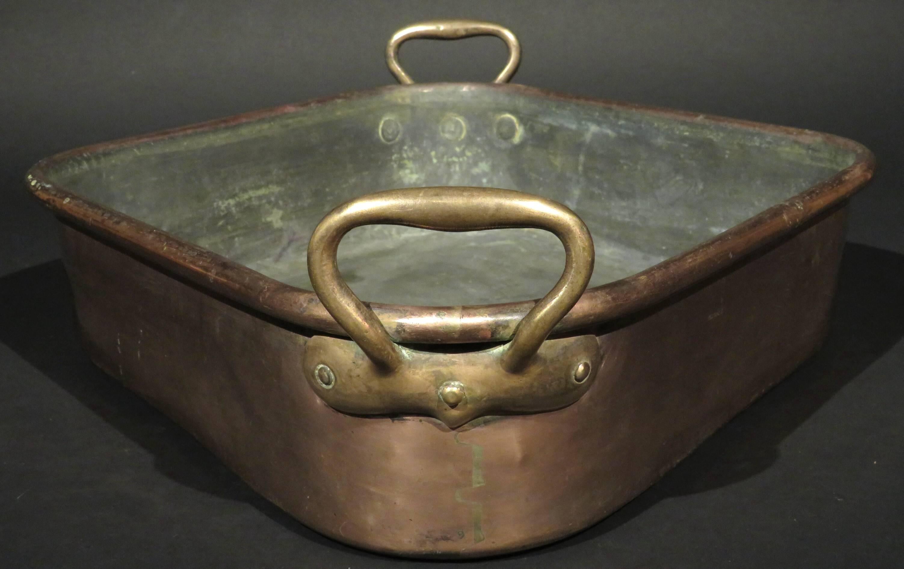 copper turbot pan