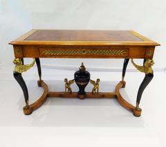 19th Century French Empire Writing/Center Table