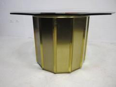 Mastercraft Faceted Brass Dining Table