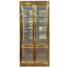 Mastercraft Brass Vitrine Display Cabinet 4