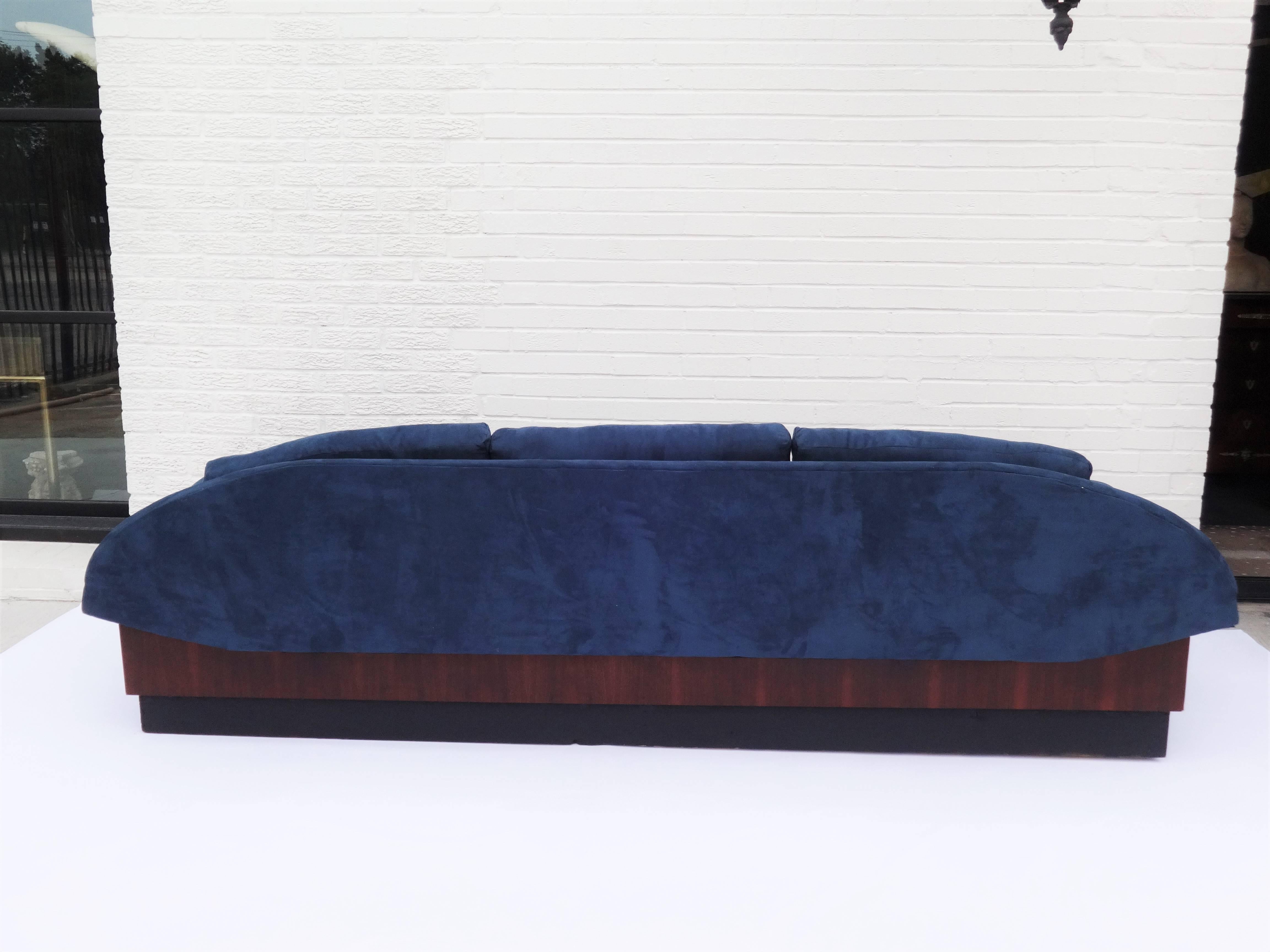 Upholstery Adrian Pearsall Gondola Sofa For Sale