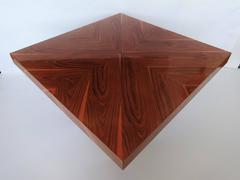Milo Baughman Rosewood and Chrome Dining Table