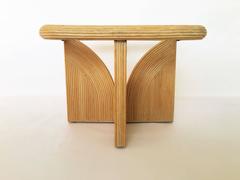 Pair of Pencil Bamboo Side Tables