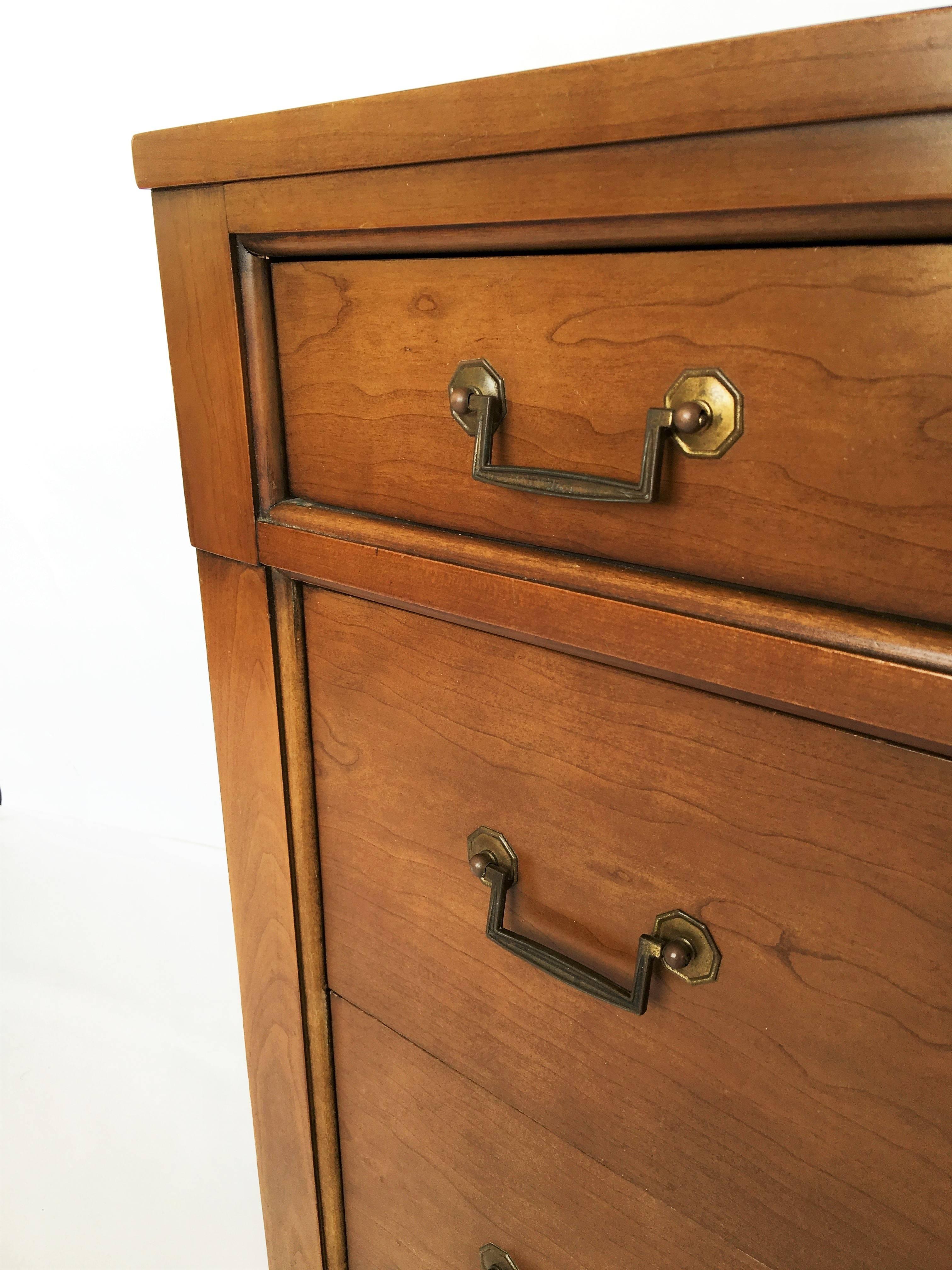 Mid-20th Century Mid-Century Modern Three-Drawer Bachelor Chest/Commode by Century Furniture