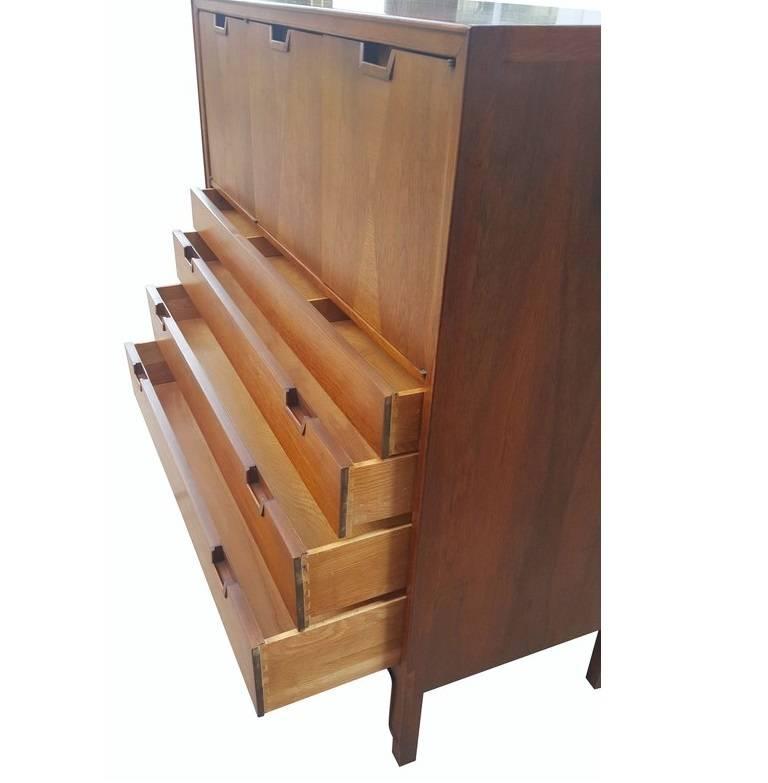 Mid-20th Century Mid-Century Modern Highboy by John Stuart For Sale