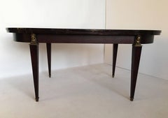 French Modern Empire Style Rosewood Dining Table
