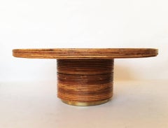 Bamboo and Brass Table