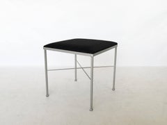 Eight X-Base Brass Stools by Thonet