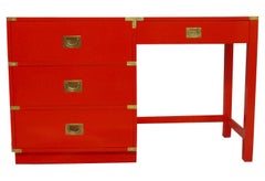 Drexel Heritage Lacquered Campaign Desk
