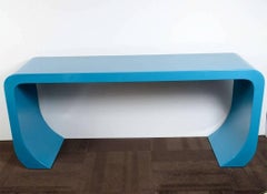 Mid-Century Modern Console Table in the Style of Karl Springer