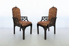 Six Chinese Chippendale Dining Chairs