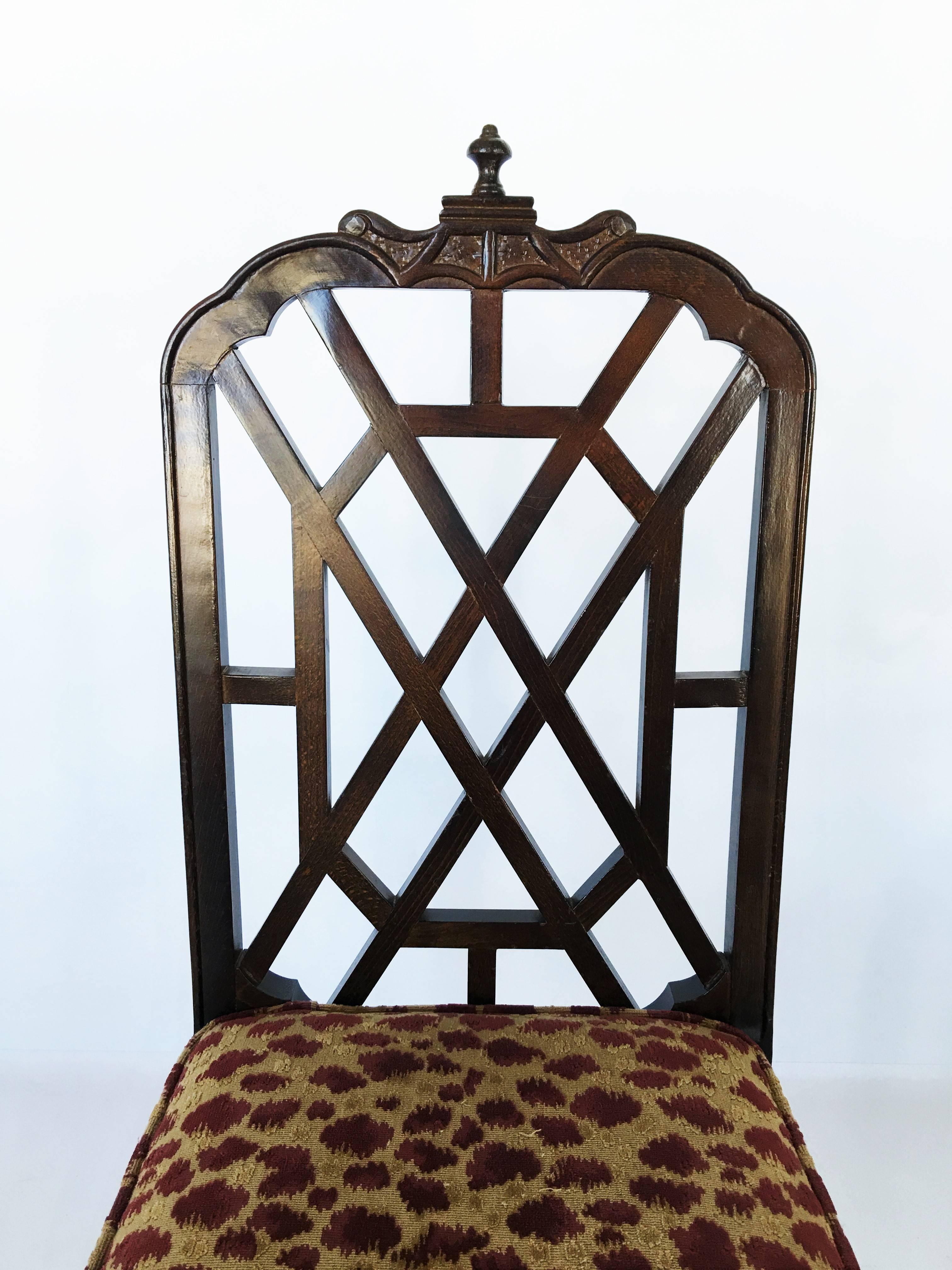 Six Chinese Chippendale Dining Chairs For Sale 2