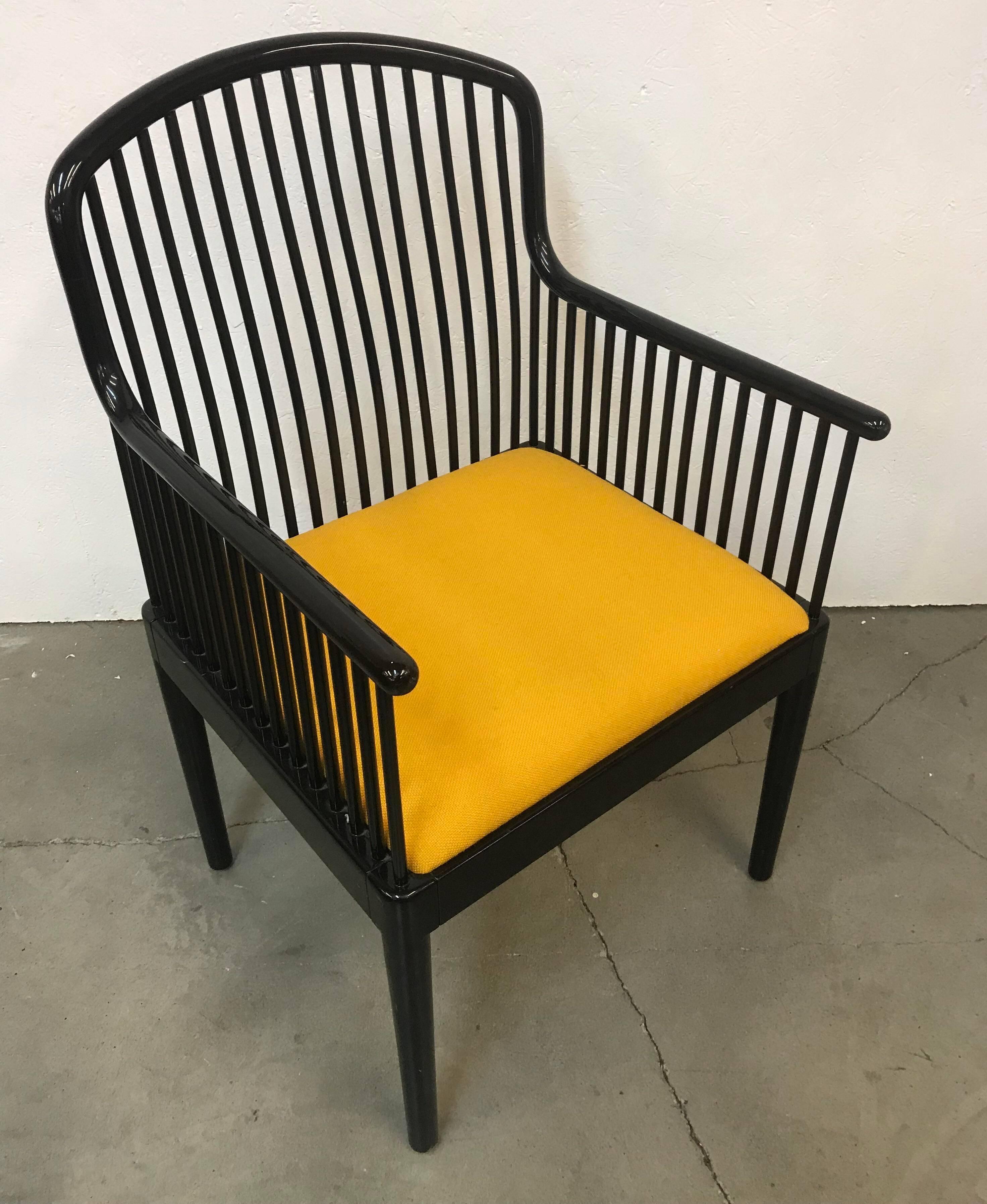 Mid-Century Modern Set of 14 Yellow Davis Allen “Andover” Chairs for Stendig For Sale