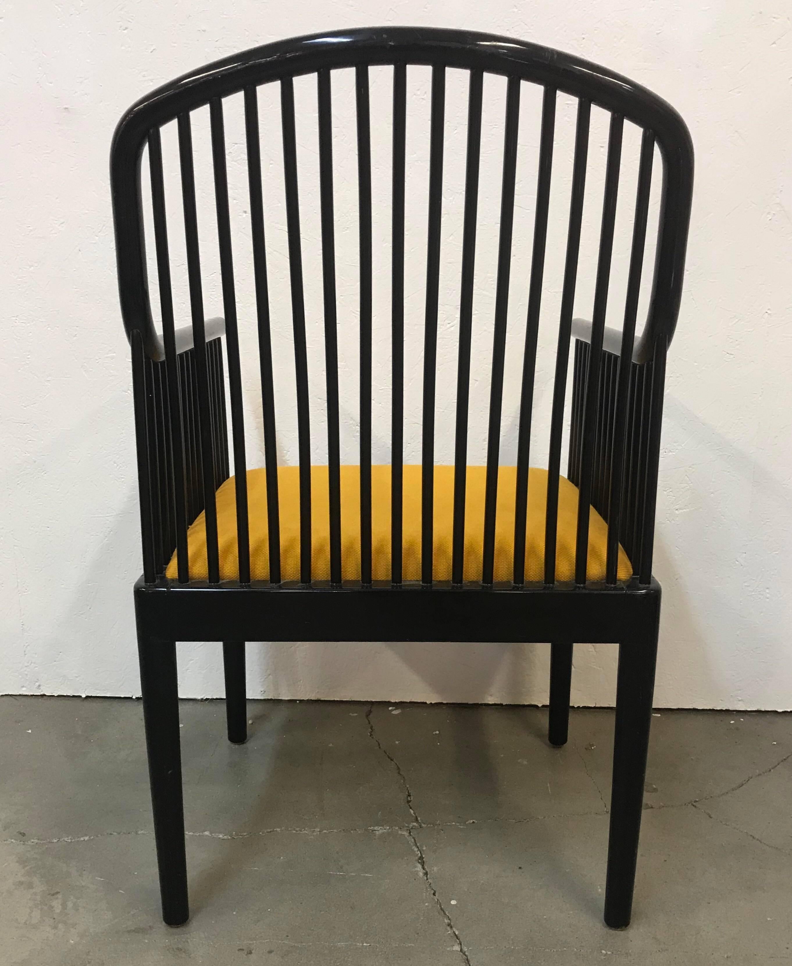 Set of 14 Yellow Davis Allen “Andover” Chairs for Stendig In Excellent Condition For Sale In Dallas, TX