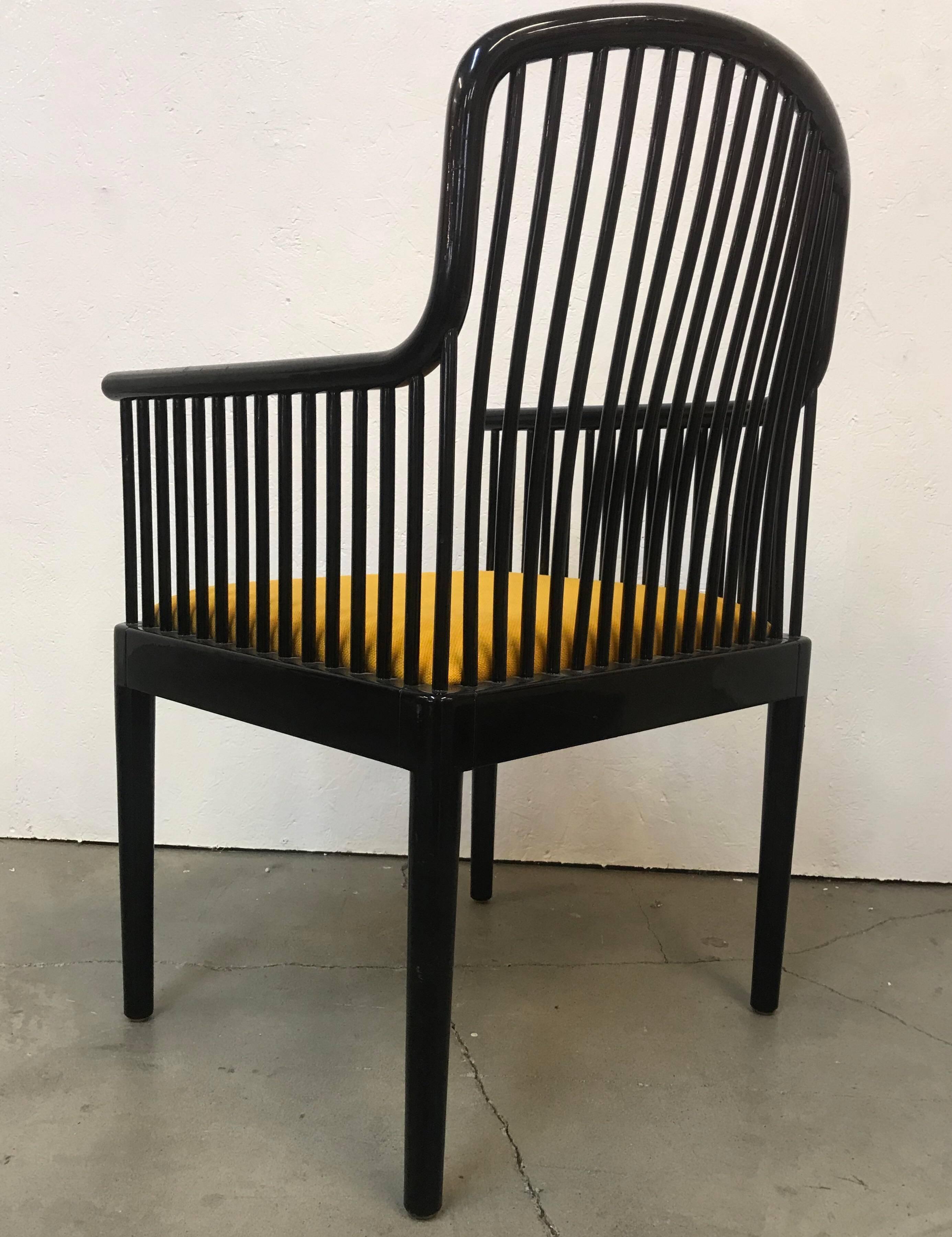 Late 20th Century Set of 14 Yellow Davis Allen “Andover” Chairs for Stendig For Sale