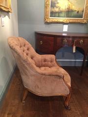 Exceptional Quality Mid-19th Century Gillows Walnut Library Chair