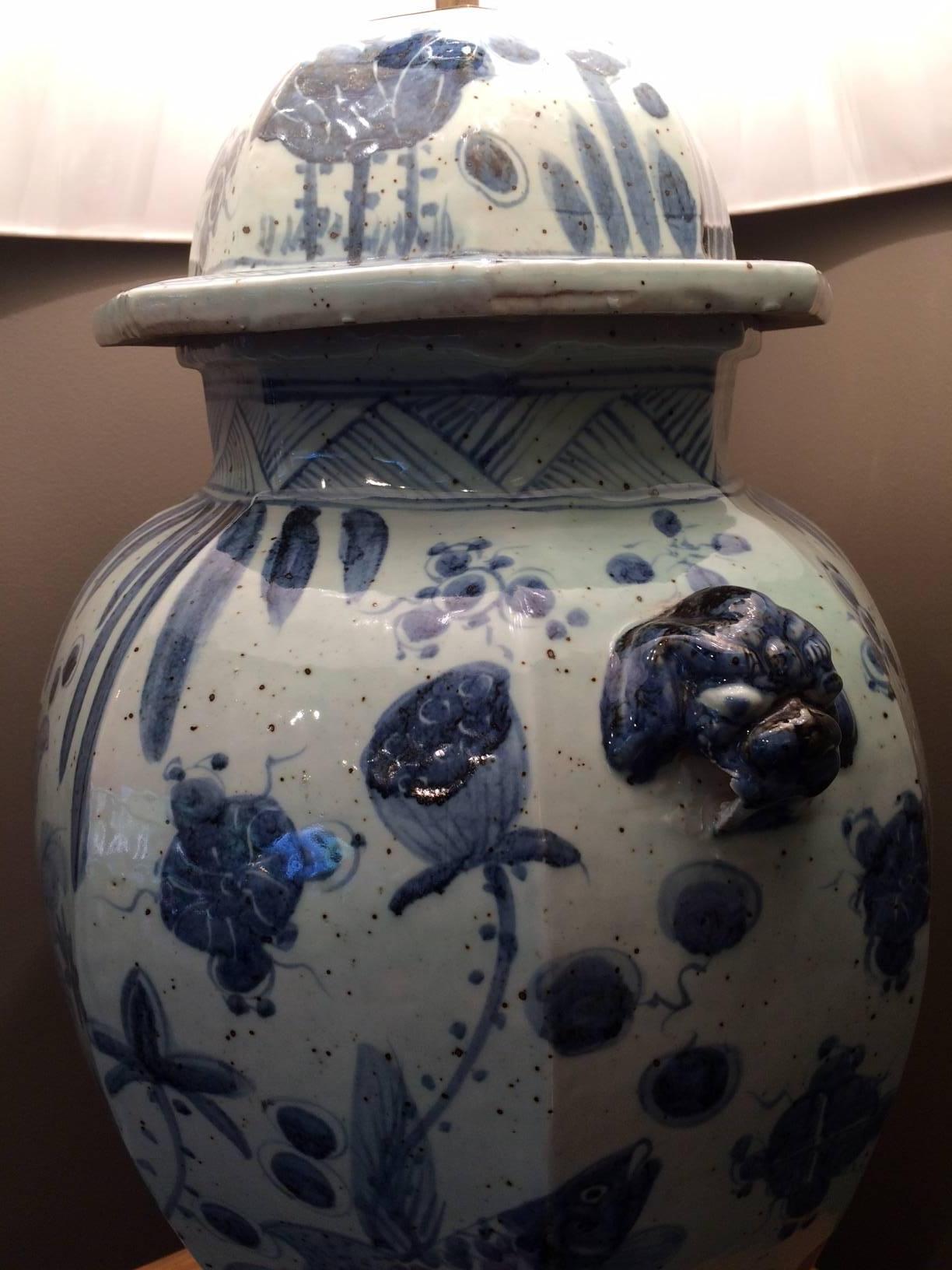 large ginger jar lamps