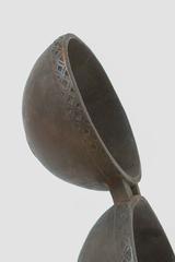 Rare 19th Century Admirality Island Double Bowl