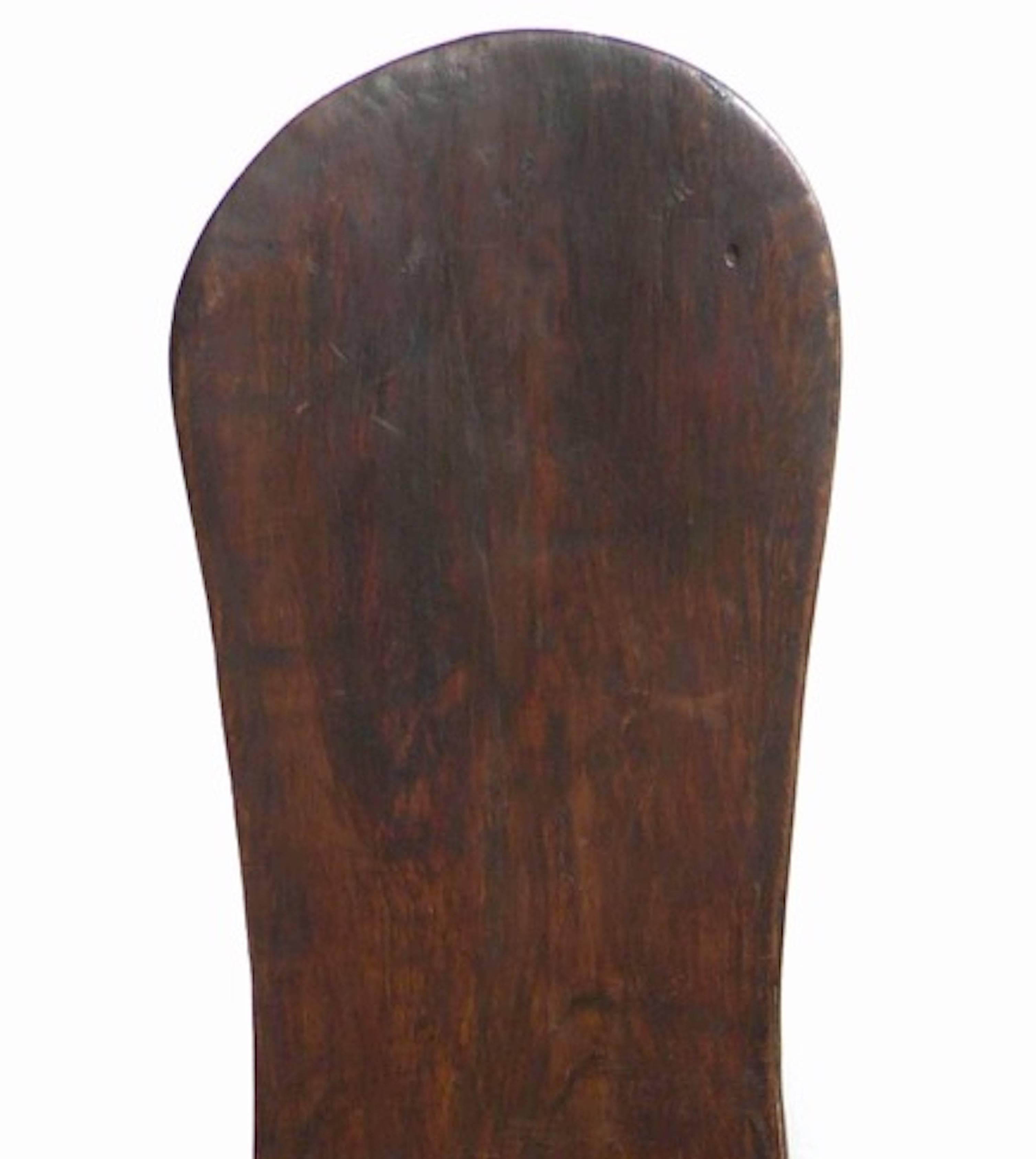 Wood Tongan Paki Paddle Club, 18th-19th Century