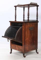 Marquetry Inlaid Rosewood Coal Padonium Bucket