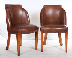 Art Deco Epstein Walnut Cloud Dining Suite