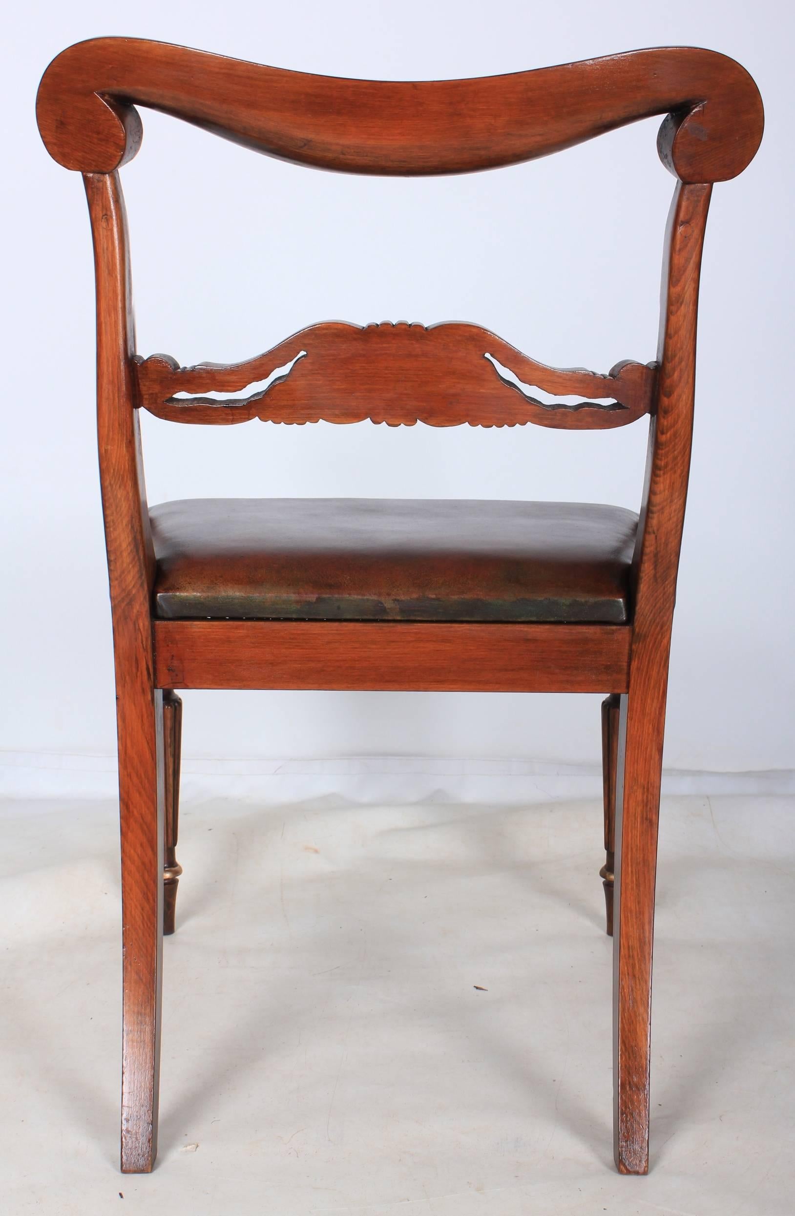 Set of Ten Impressive Regency Dining Chairs For Sale 4