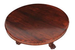 Round Rosewood Coffee Table