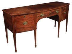 Large Regency Bow Front Sideboard