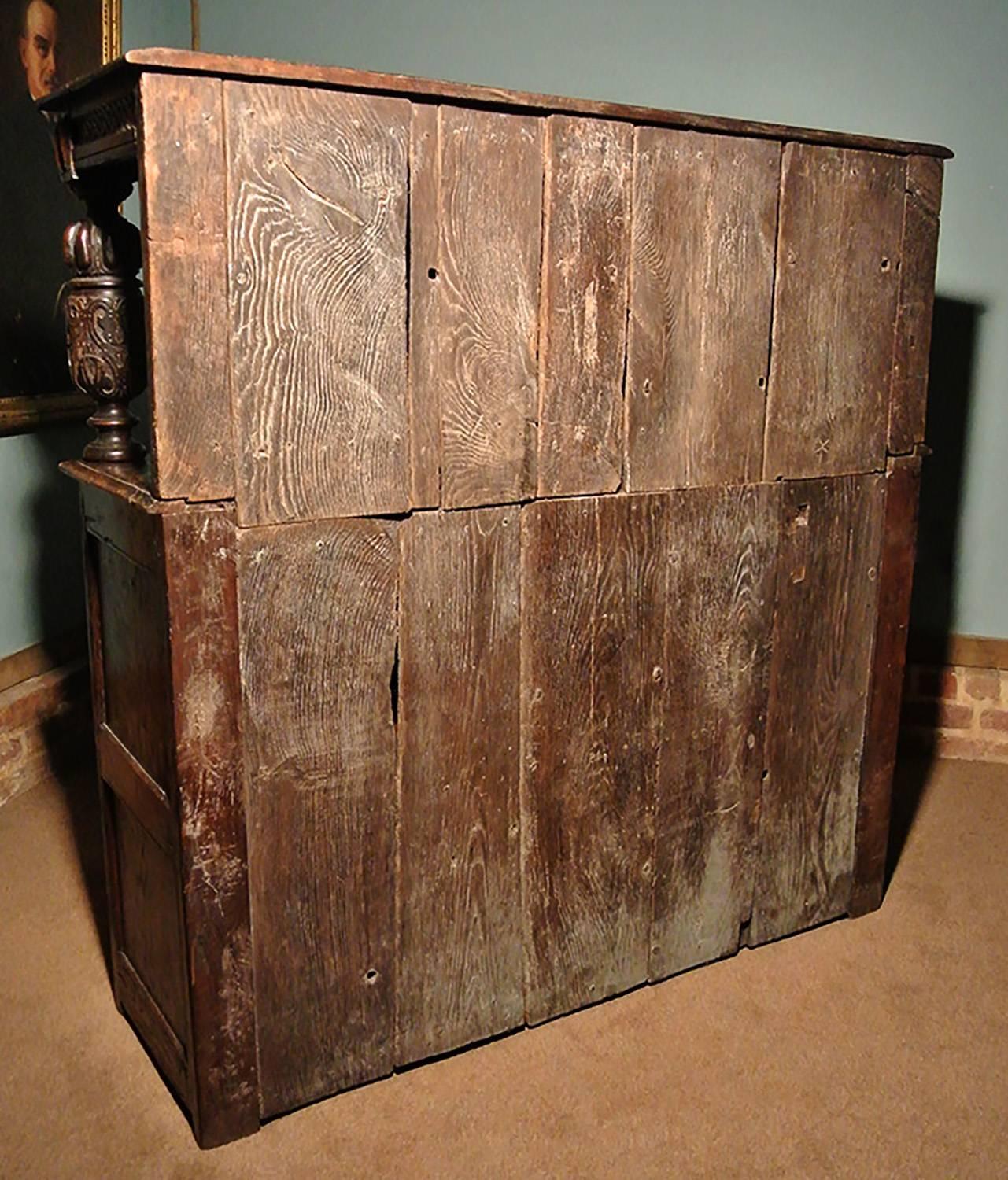 Rare and Original Elizabeth i Court Cupboard, circa 1600 1