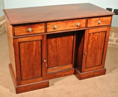 Finest Quality George III Mahogany Dressing Table with Original Fittings