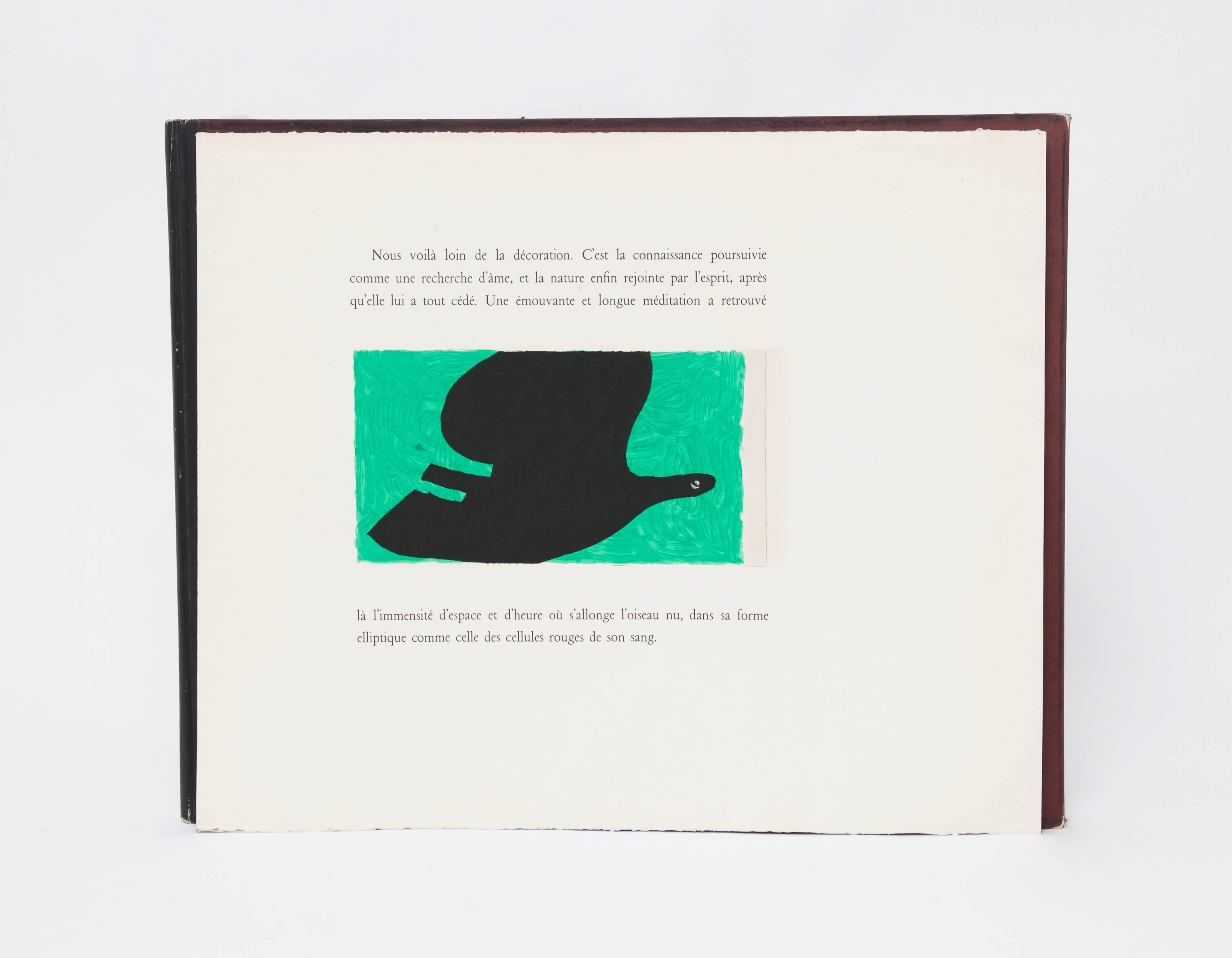 Modern 1957-1962, Rare Georges Braque 'Au Vent d'Arles' Archive Books and Lithographs For Sale