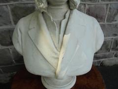 Antique Bust W D Keyworth, 1882