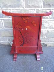 Antique Lacquered Shibayama Screen