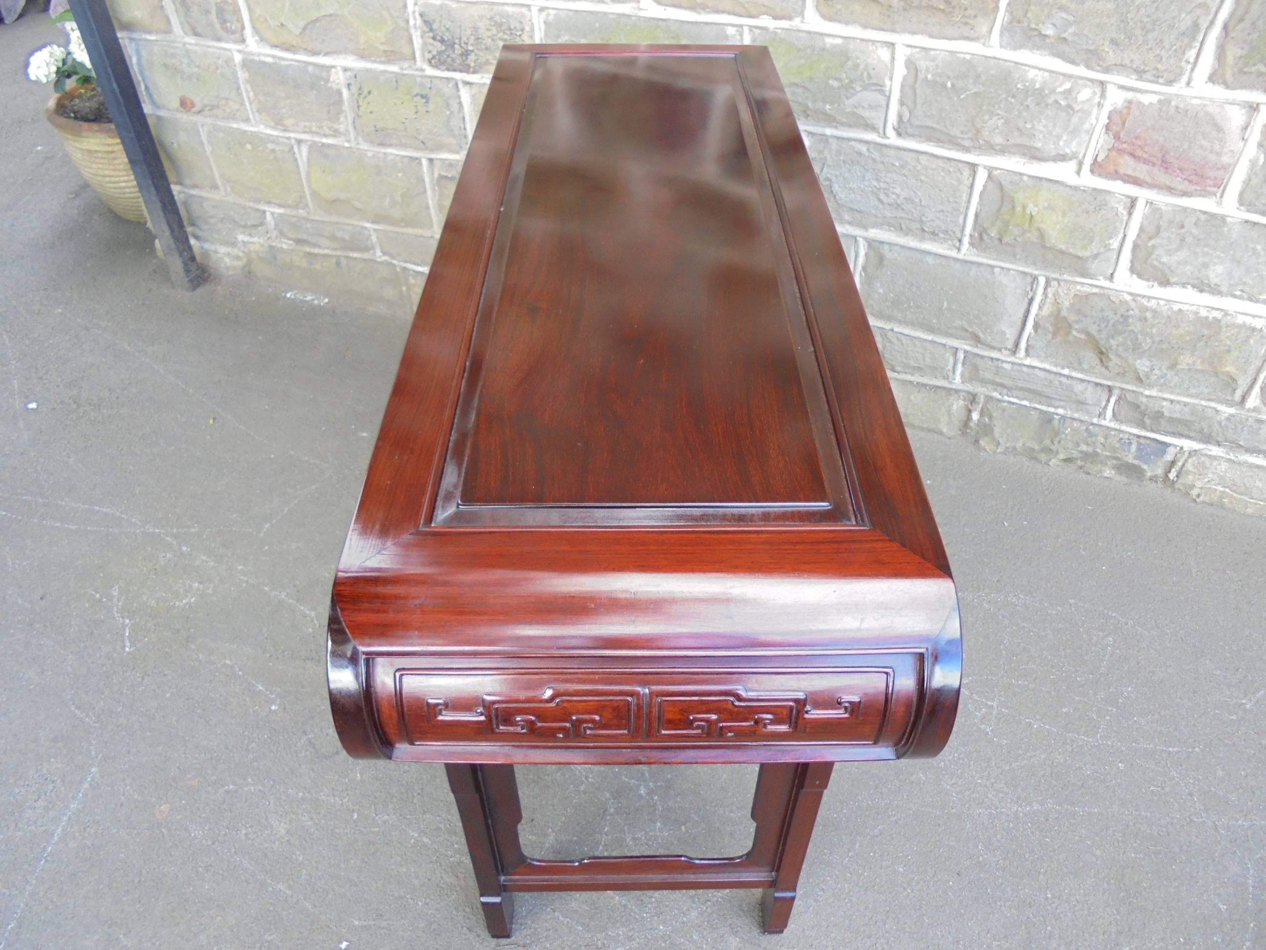 Antique Chinese Hardwood Altar Table In Good Condition For Sale In Wakefield, GB