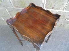 Antique Mahogany Chippendale Style Kettle Stand