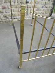 Antique Brass Framed Single Bed Frame