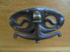 Antique Art Nouveau Light Oak Sideboard