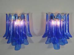 Paire d'appliques Mazzega Murano du milieu du siècle, 1970