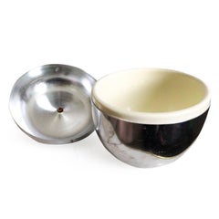 20th Century Apple Shaped Chrome Ice Bucket in the Style of Mauro Manetti, 1970s