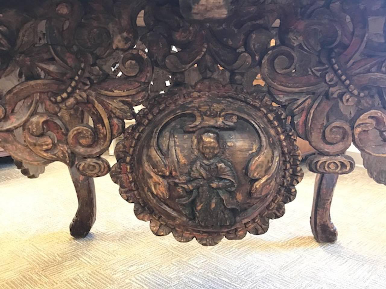 Spanish Colonial Vestement Table For Sale 1