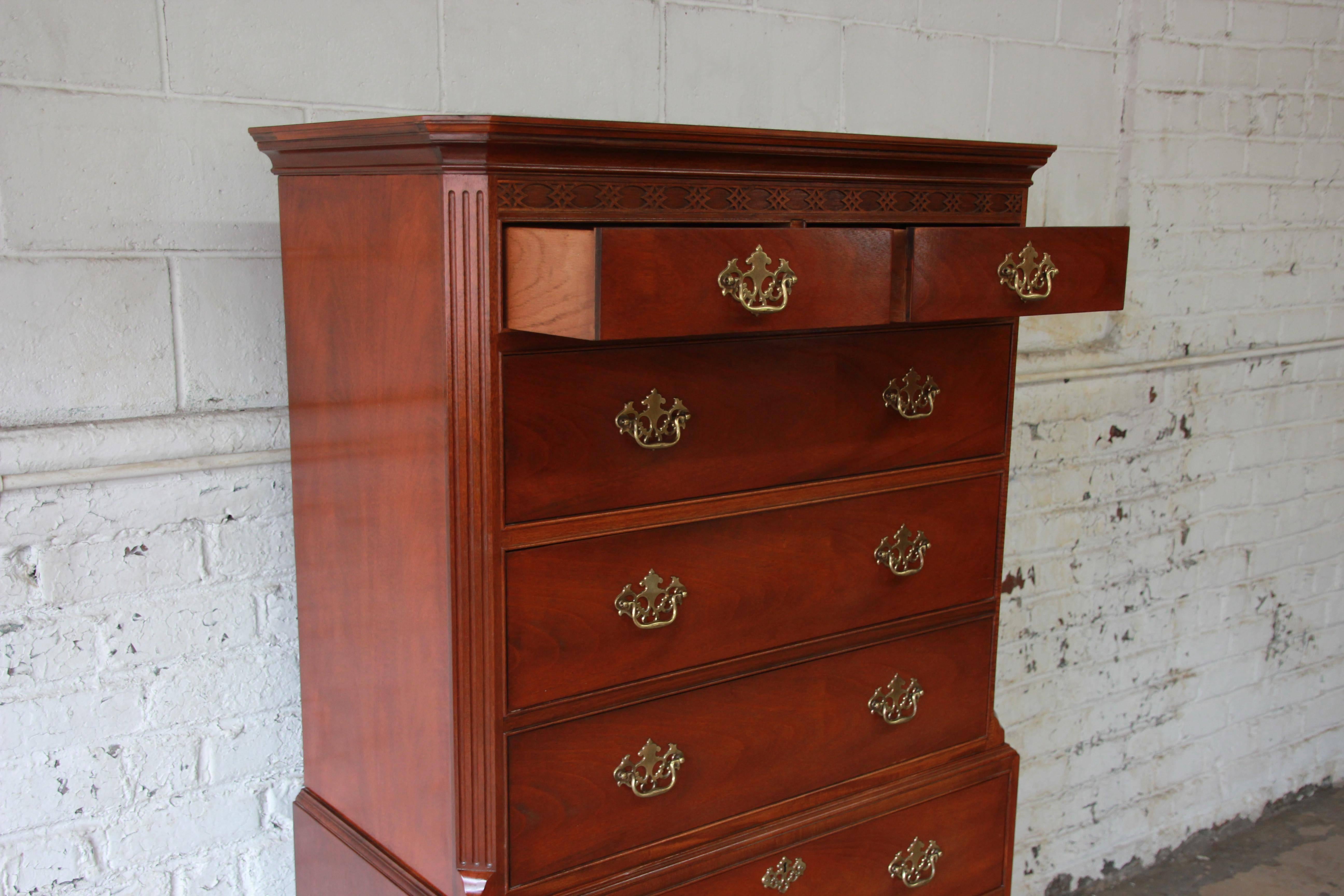 chippendale chest on chest