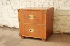 Baker Furniture Campaign-Style Nightstand